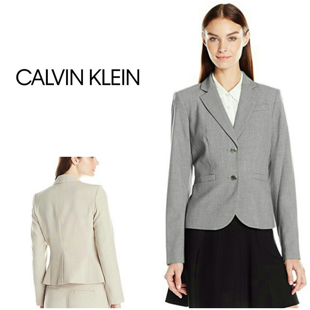 Calvin Klein Blazer | TAN | Size 4